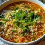 Cozy One-Pot Egg Roll Soup