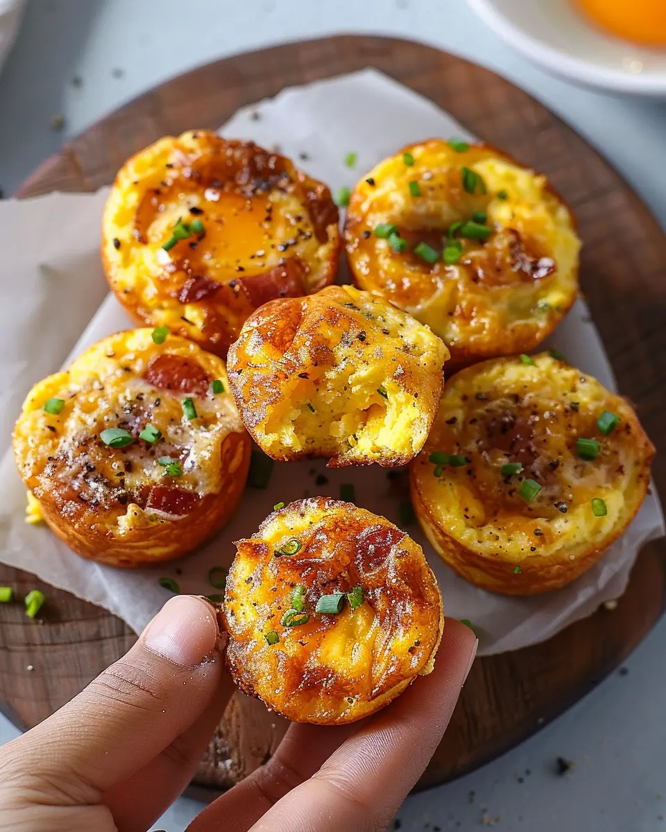 Better Than Starbucks Egg Bites: Easy Turkey Bacon &amp; Chicken Ham Delight