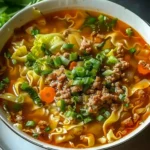 Cozy One-Pot Egg Roll Soup