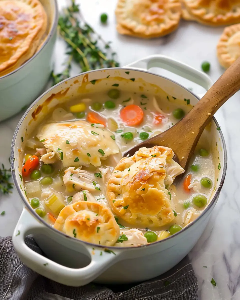Chicken Pot Pie Soup: Easy Comfort Food with Turkey Bacon