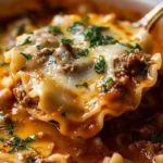 Mouthwatering One Pot Lasagna Soup