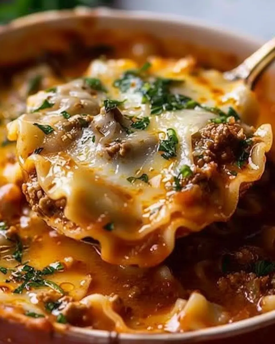 Mouthwatering One Pot Lasagna Soup: Easy Weeknight Comfort Food
