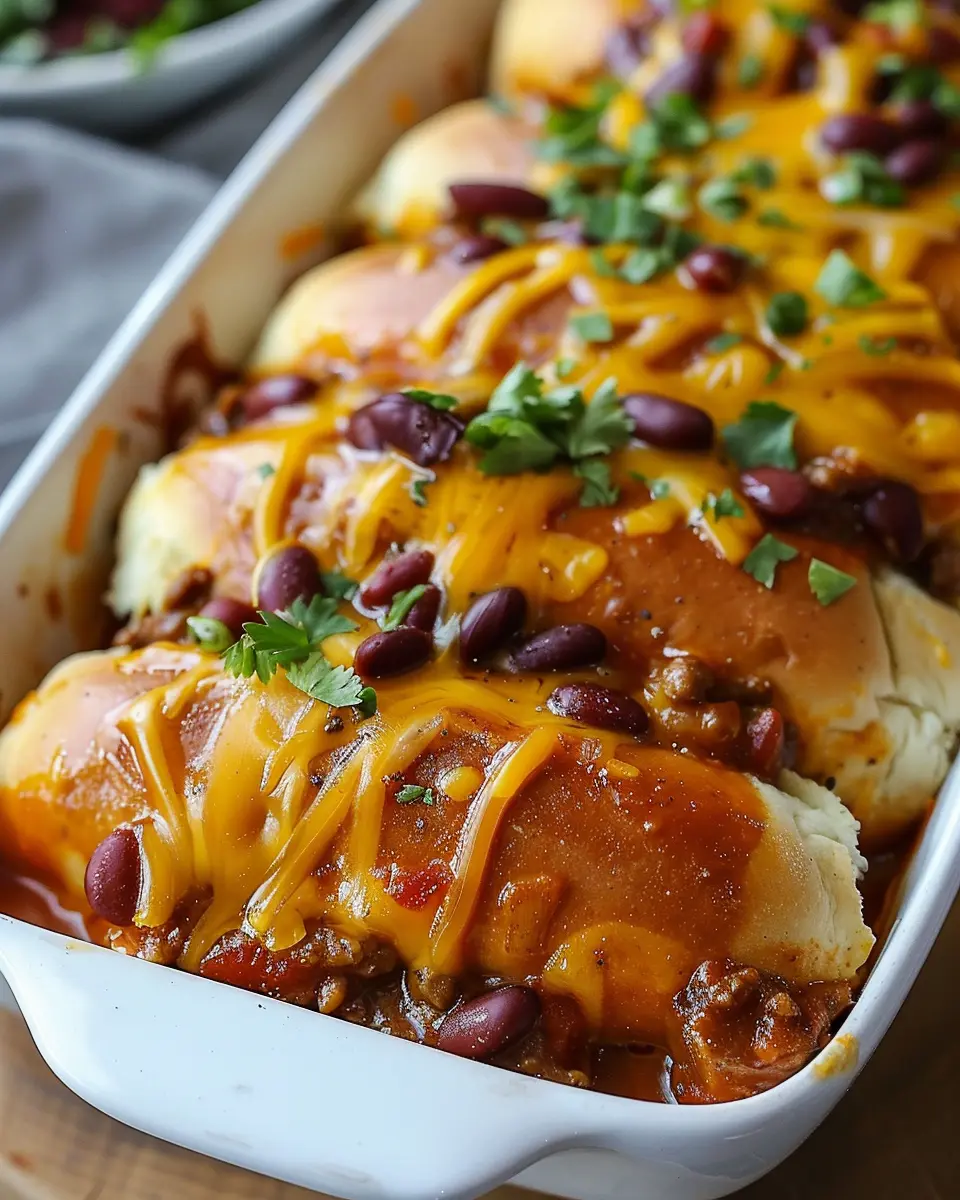 Chili Cheese Dog Bake: Easy Comfort Food with Turkey Bacon Twist