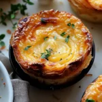 Cheesy Garlic Cruffin