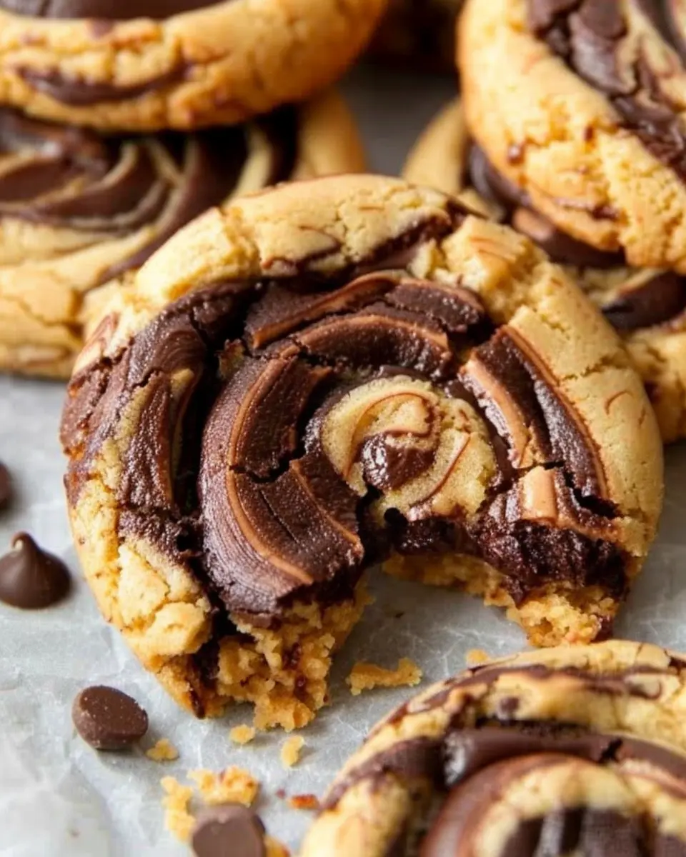 Peanut Butter Brownie Swirl Cookies: The Best Homemade Treats