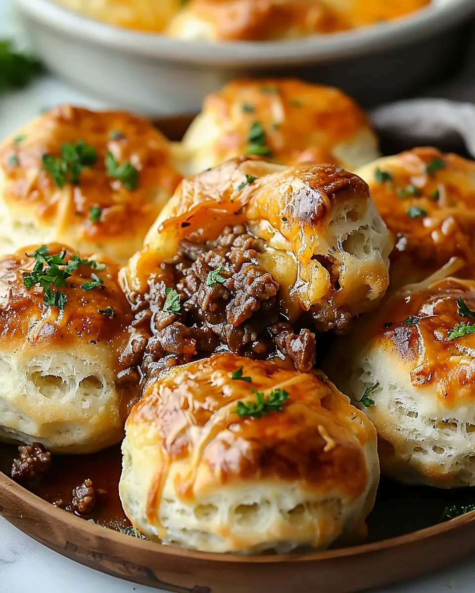 Cheesy Beef Biscuit Bombs: Indulgent Treats for Any Meal