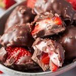 Chocolate Strawberry Yogurt Clusters