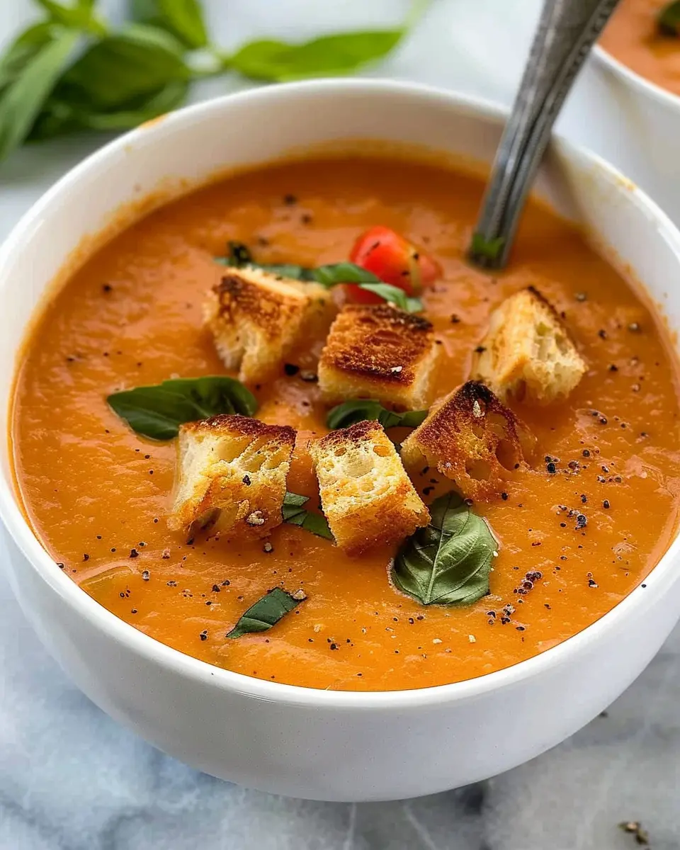 Creamy Tomato Basil Soup: The Best Comfort Food Revival