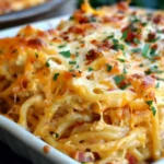 Spicy Southern Cheesy Chicken Spaghetti Casserole