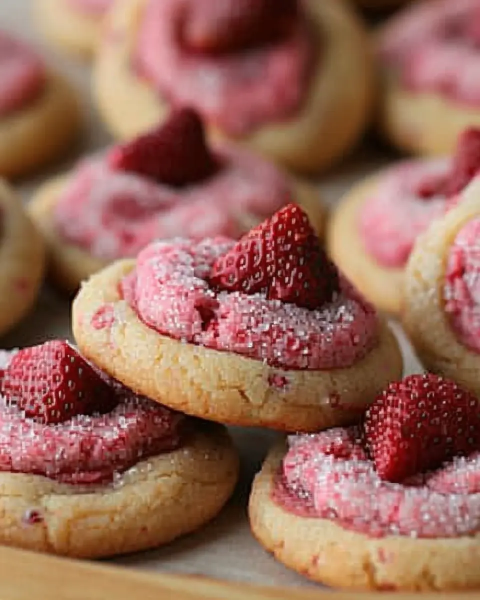 Strawberry Kiss Cookies: Easy Treats for Homemade Indulgence