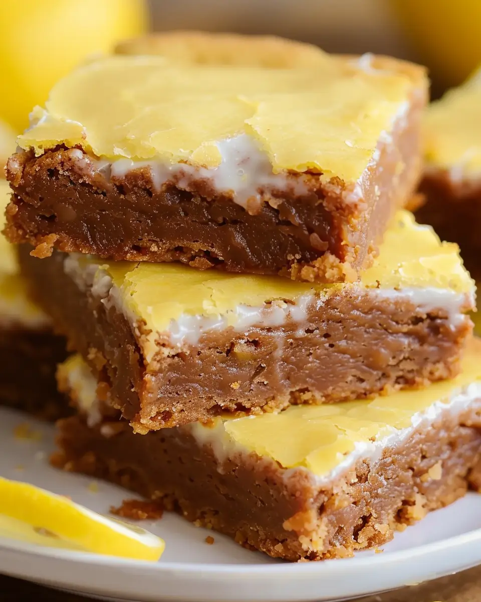Easy Lemon Brownies Recipe: A Refreshing Twist for Sweet Lovers