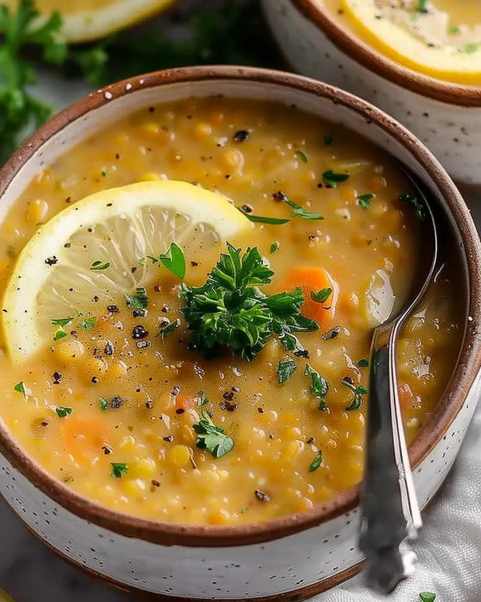 Lemon Lentil Soup: A Comforting Bowl of Healthy Goodness