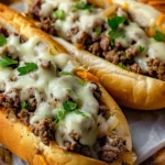 Ground Beef Philly Cheesesteaks