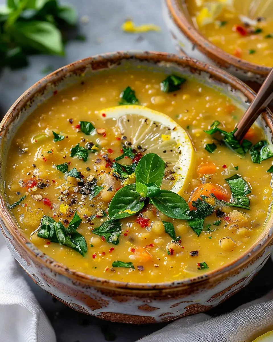 Lemon Lentil Soup: The Best Comfort Food for Your Soul