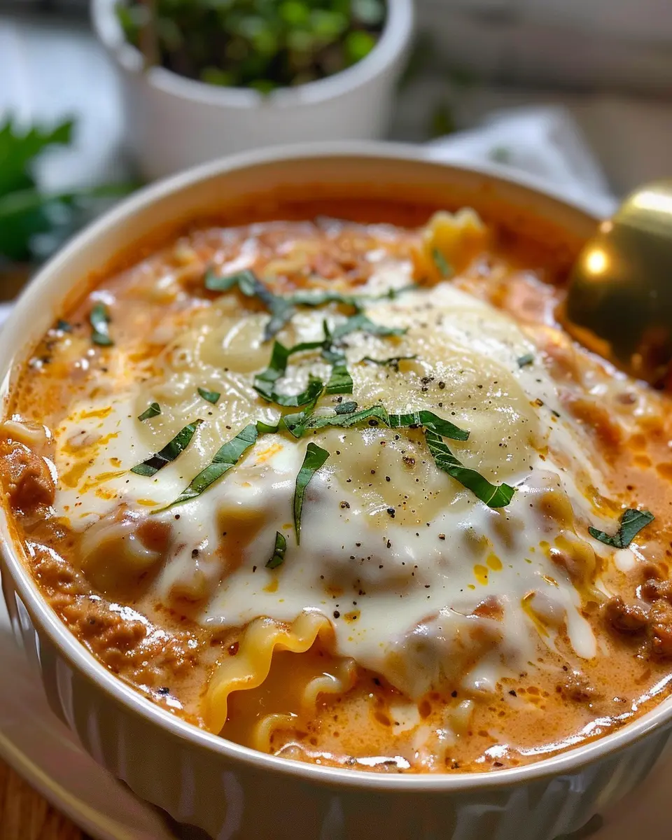 Creamy Lasagna Soup: Indulgent Comfort Food Made Easy