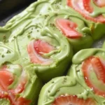 Strawberry Matcha Latte Rolls