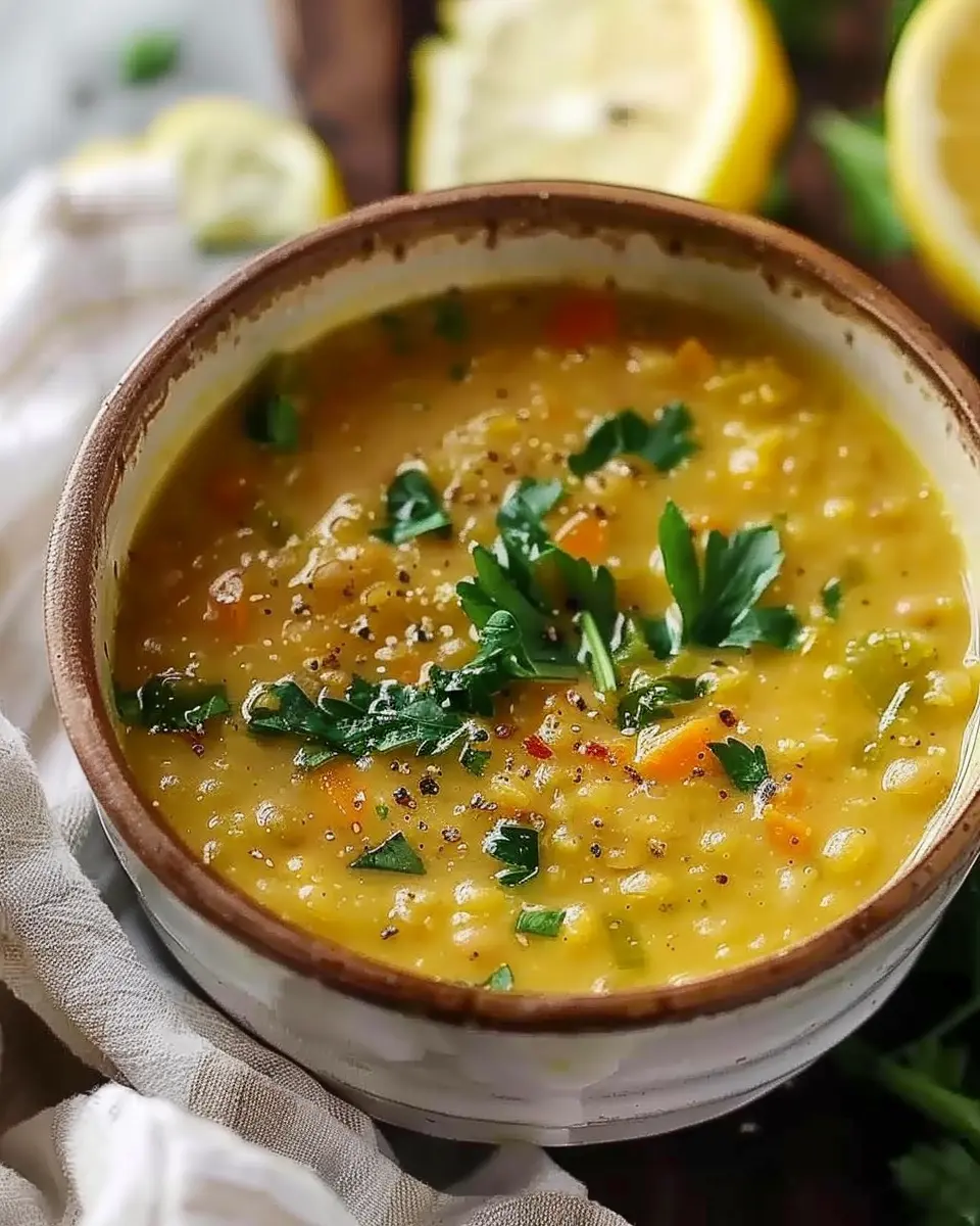 Lemon Lentil Soup: The Best Cozy Recipe for Healthy Comfort