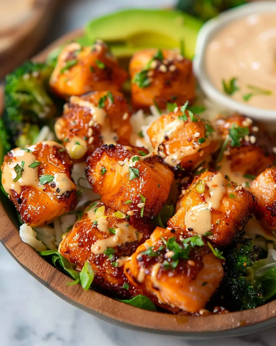 Bang Bang Salmon Bites: Easy and Flavorful Seafood Delight