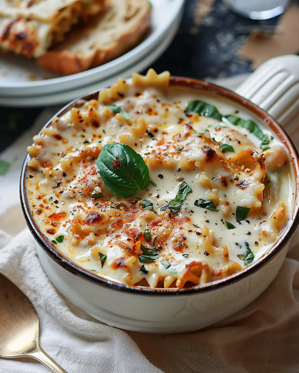 Creamy Chicken Lasagna Soup: A Cozy Indulgence for All