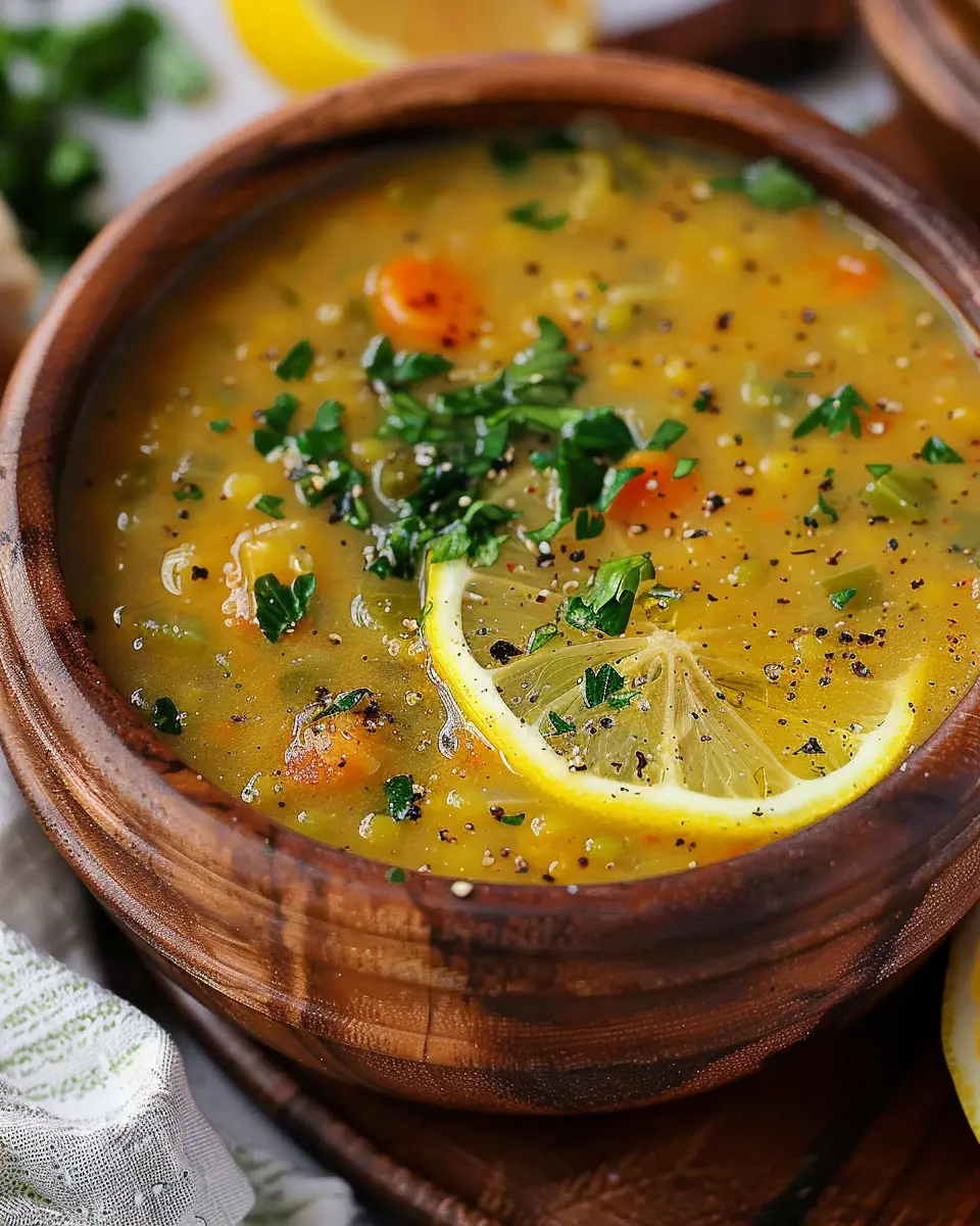 Lemon Lentil Soup: The Best Comforting Recipe You’ll Love