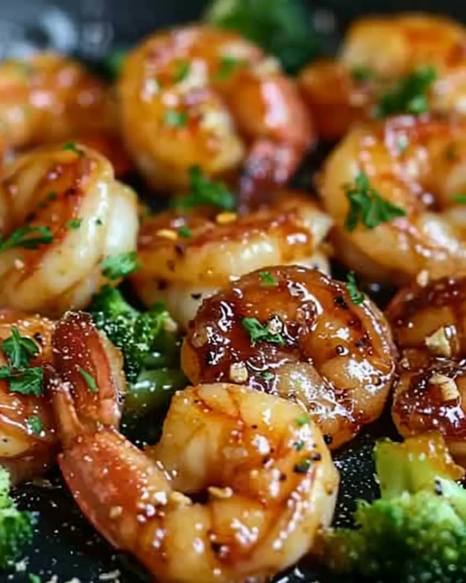 High-Protein Honey Garlic Shrimp with Turkey Bacon Delight