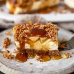 Caramel Apple Cheesecake Bars