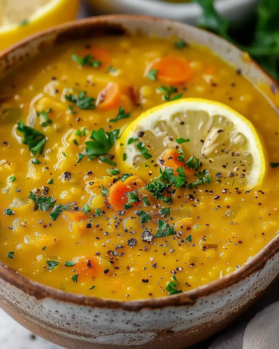 Lemon Lentil Soup: The Best Cozy Recipe for Any Day