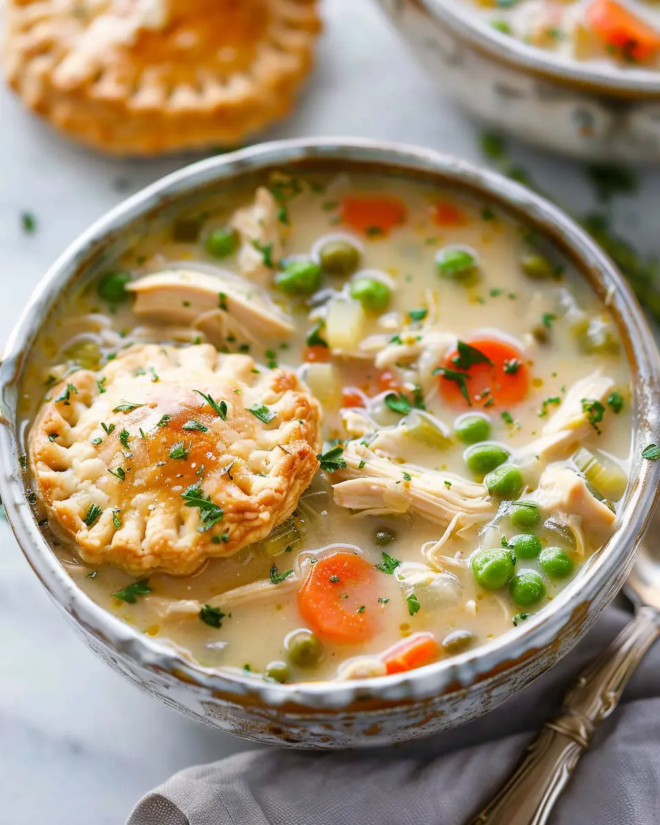 Chicken Pot Pie Soup: The Best Cozy Recipe with Turkey Bacon