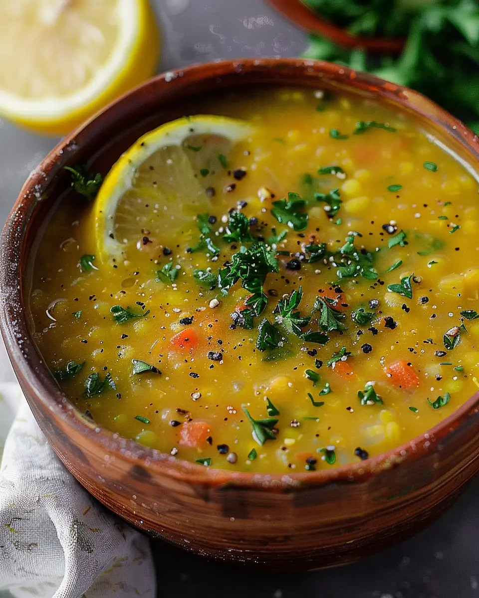 Lemon Lentil Soup: Easy Comfort Food for Cozy Evenings
