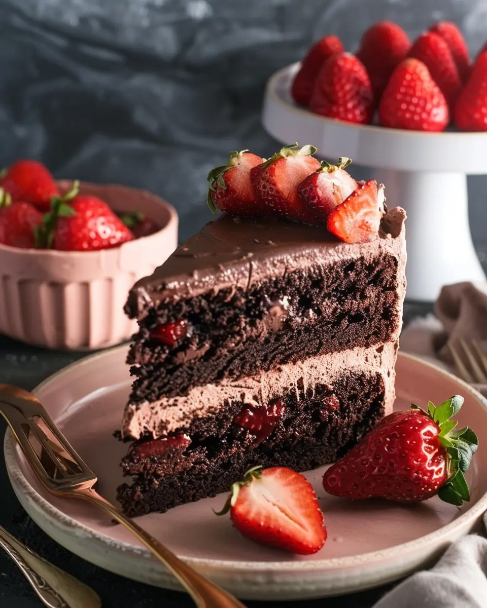 Strawberry Chocolate Cake: The Indulgent Dessert You’ll Love