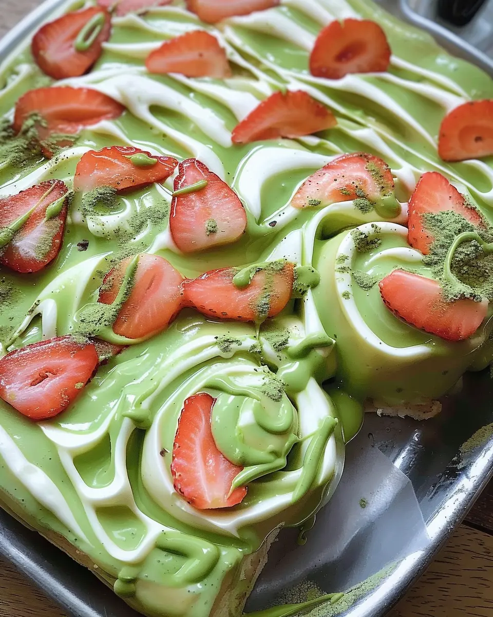 Strawberry Matcha Latte Rolls: Easy, Indulgent Treats to Try