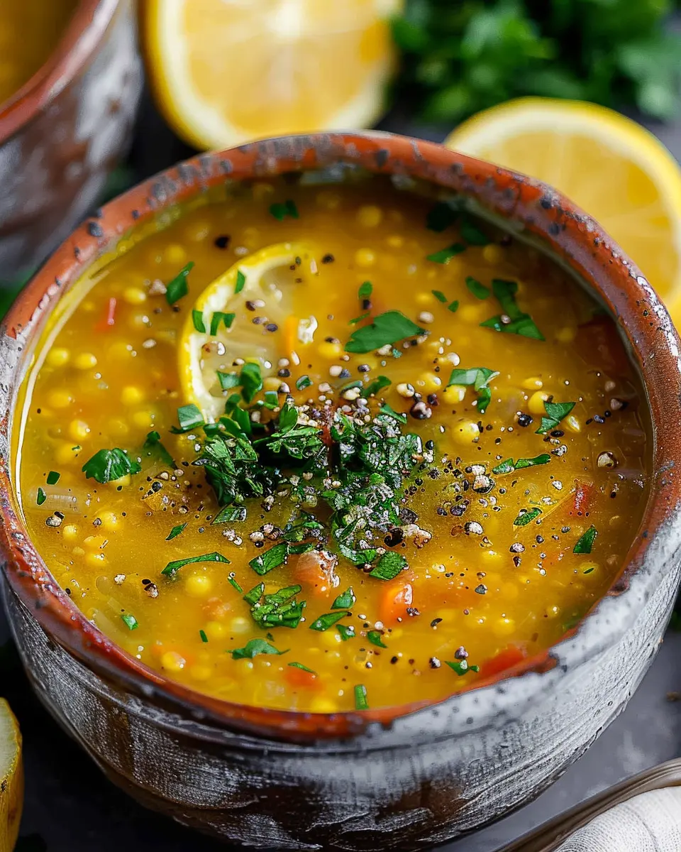 Lemon Lentil Soup: Easy Comfort with a Zesty Twist