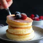 Fluffy Japanese Soufflé Pancakes
