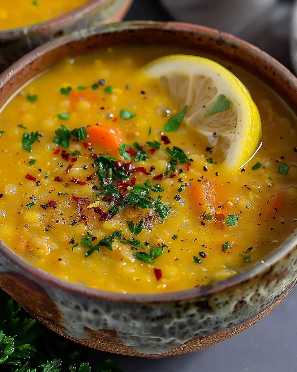 Lemon Lentil Soup: A Hearty and Healthy Comfort Dish