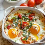 Baked Feta Eggs