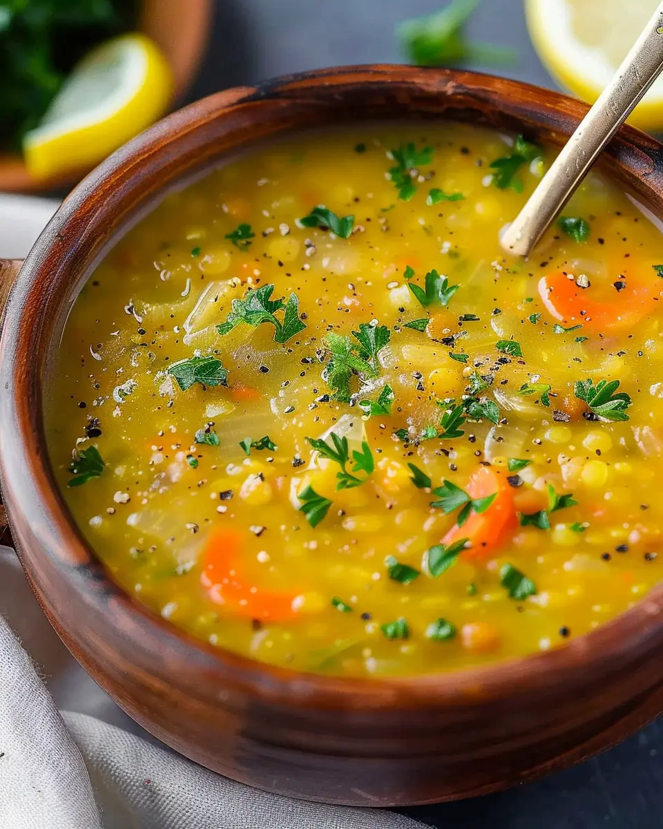 Lemon Lentil Soup: A Cozy, Comforting Recipe for All Seasons