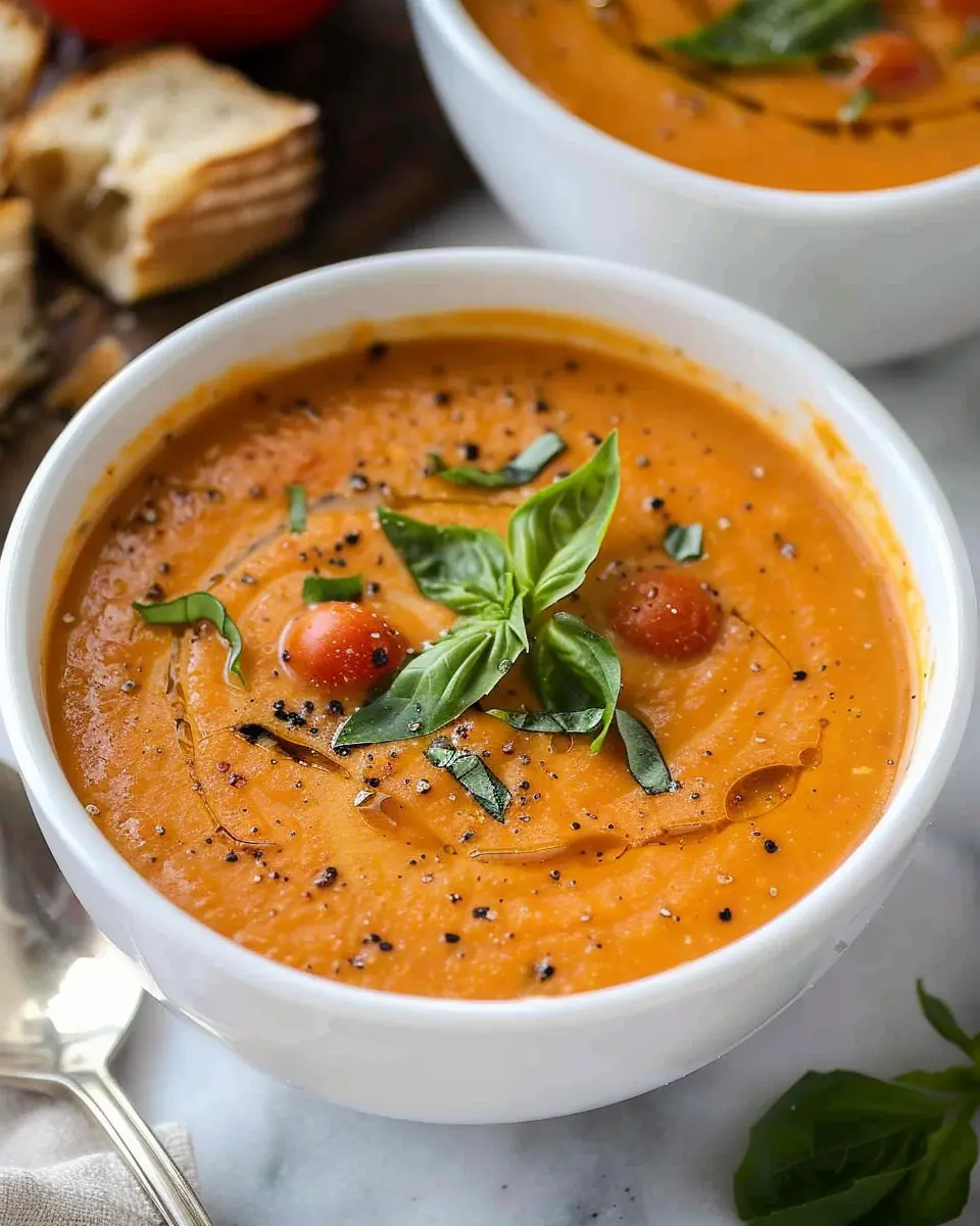 Creamy Tomato Basil Soup: The Best Comfort Food Recipe