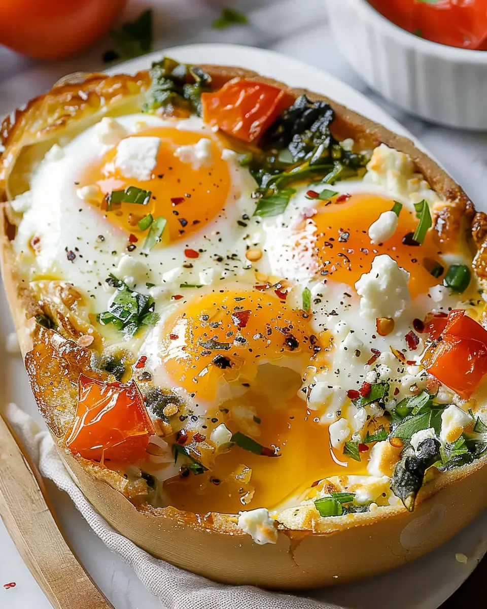 Baked Feta Eggs With Turkey Bacon: A Simple Indulgent Breakfast