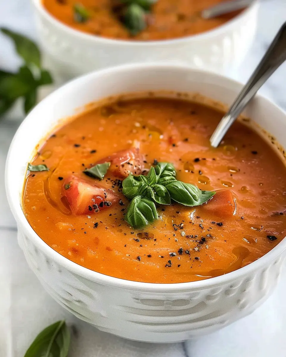 Creamy Tomato Basil Soup: Easy Comfort Food for All Ages
